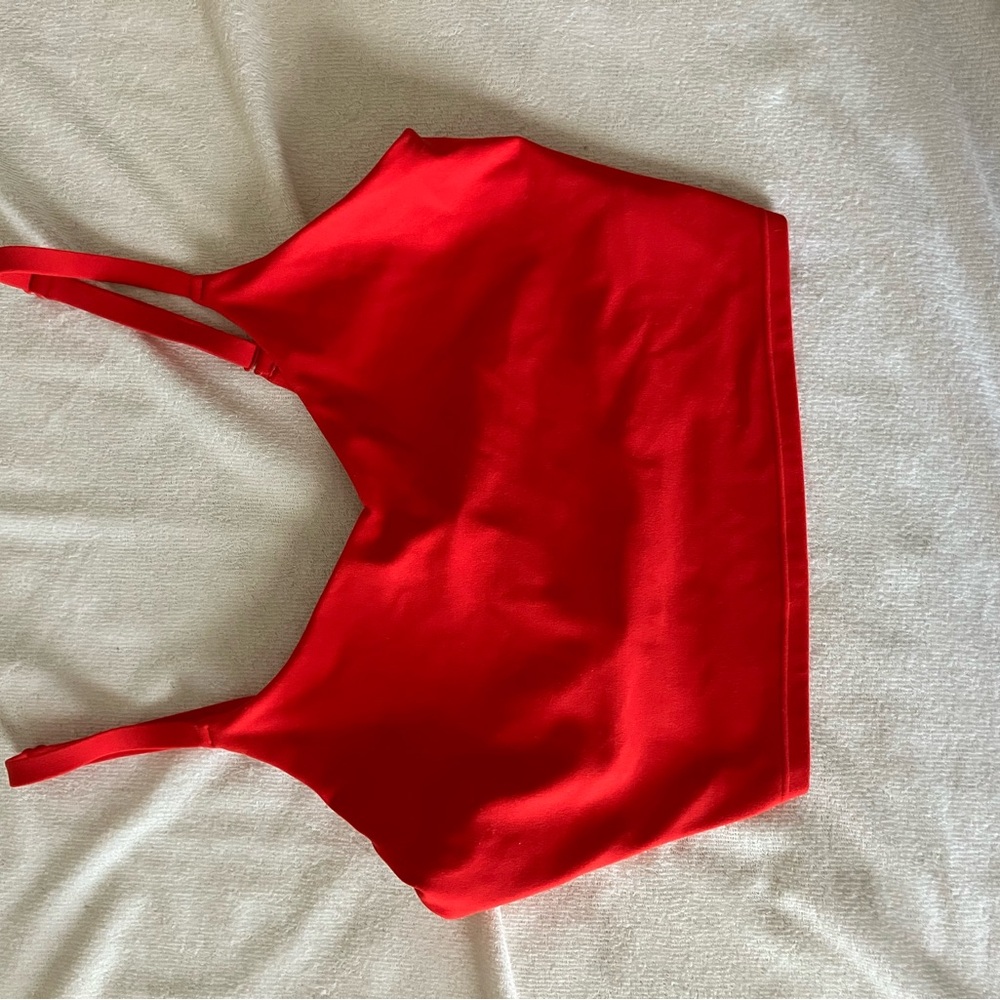 Red Women's Athletic Top
